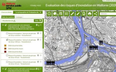 Risque d’inondation en Wallonie