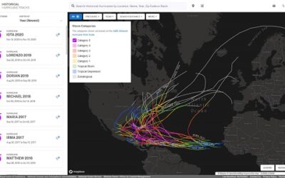 ★★ Historical Hurricane Tracks