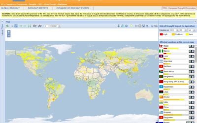 Global Drought Observatory – Projet Copernicus