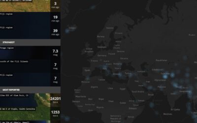 MapBox – Application “Séismes”