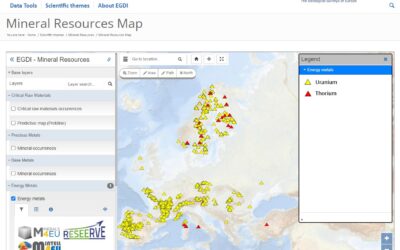 Mineral Resources Map – Europe