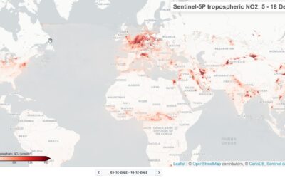 Copernicus Sentinel – NO2 – CO – CH4 – SO2 et études de cas