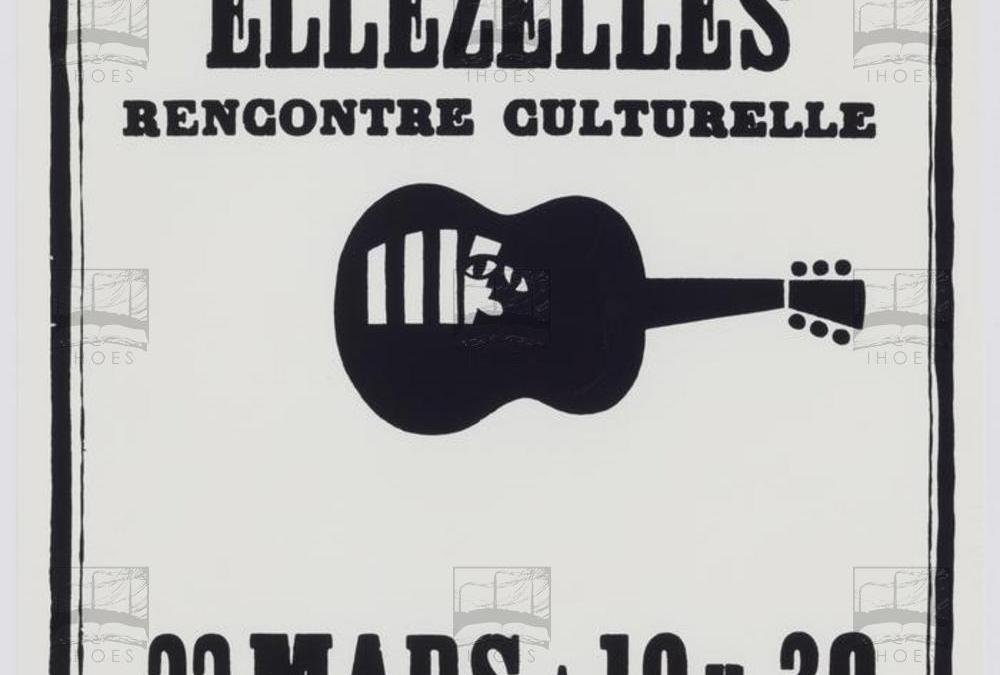 Vers 1970 : Affiche d&rsquo;une rencontre culturelle