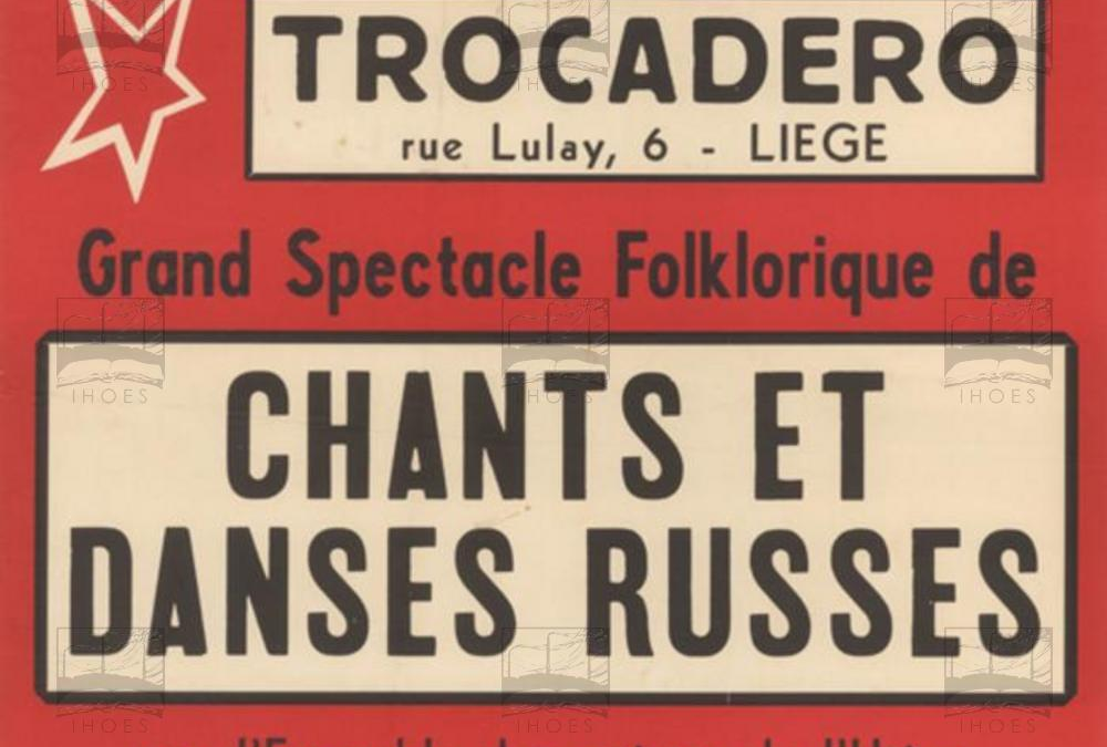1979 : Grand spectacle folklorique de chants et danses russes par l&rsquo;ensemble des artistes de l&rsquo;usine octobre rouge de Volgograd